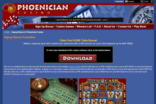 Phoenician Casino screen shot